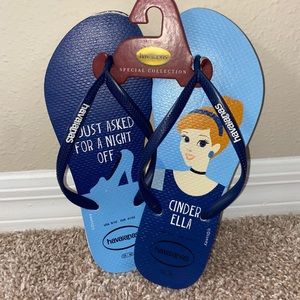 Havaianas Cinderella flip flops size 10